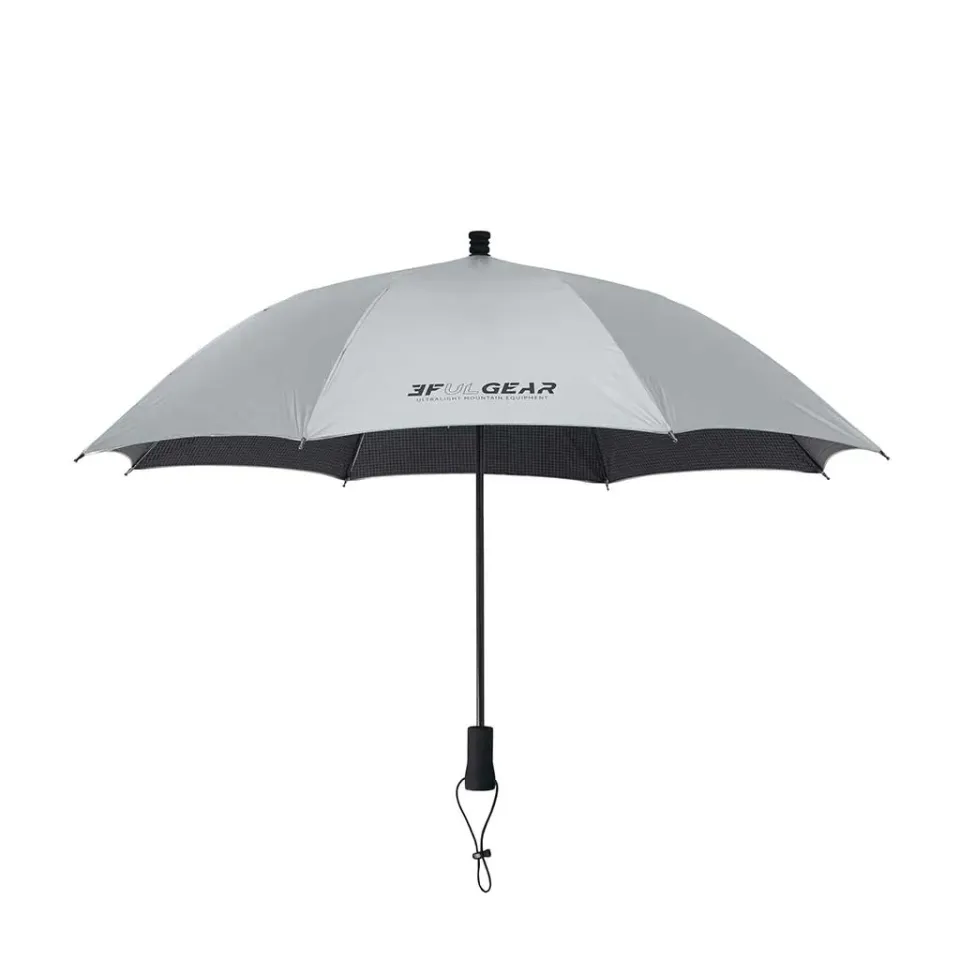 3F UL Gear wandelparaplu 95cm carbon handsfree zilver