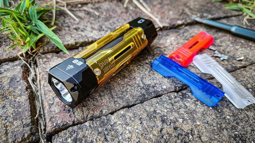 Wuben E8 EDC Zaklamp Zwart 1300 Lumen