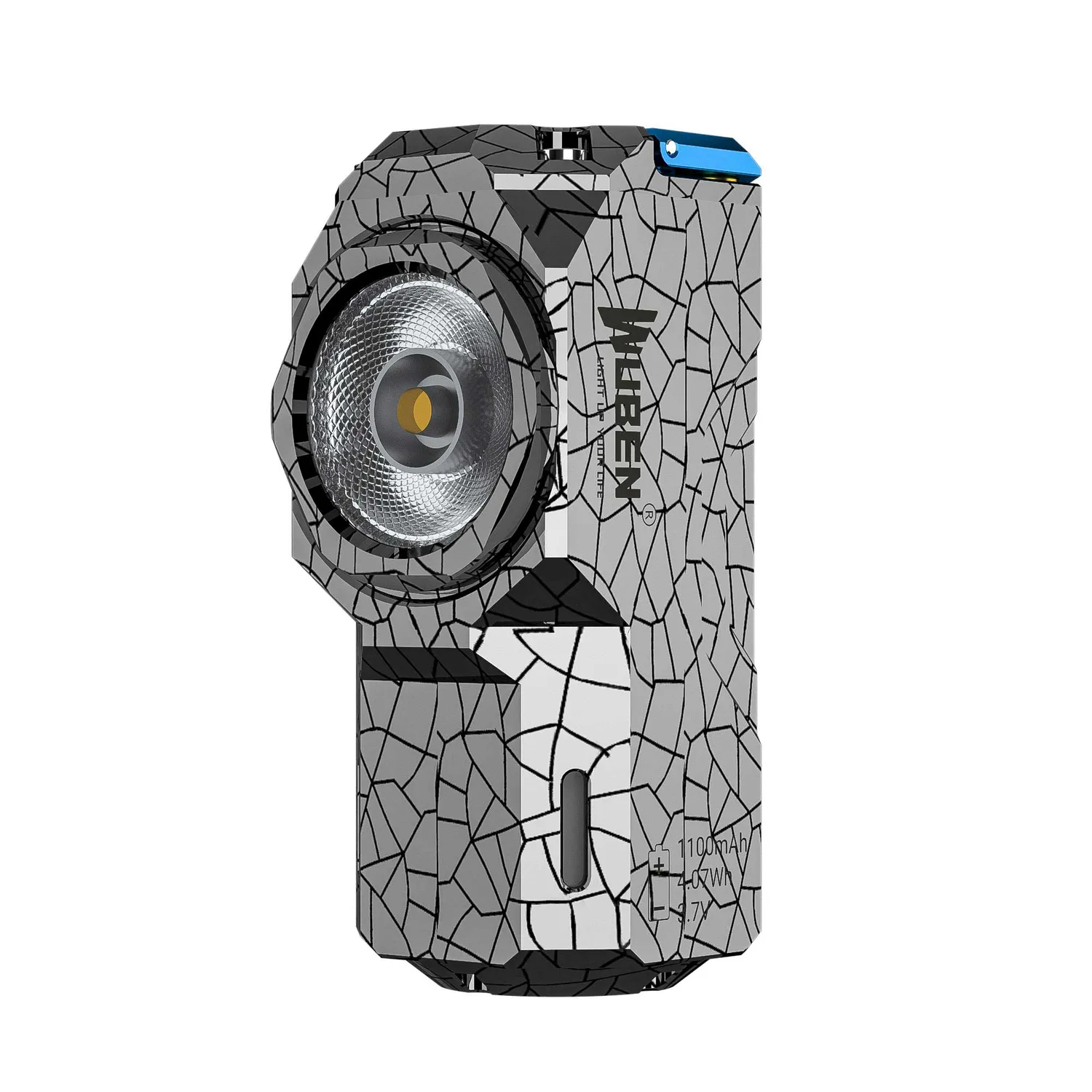 Wuben Lightok X0 zaklamp titanium cracked glaze 1100 lumen