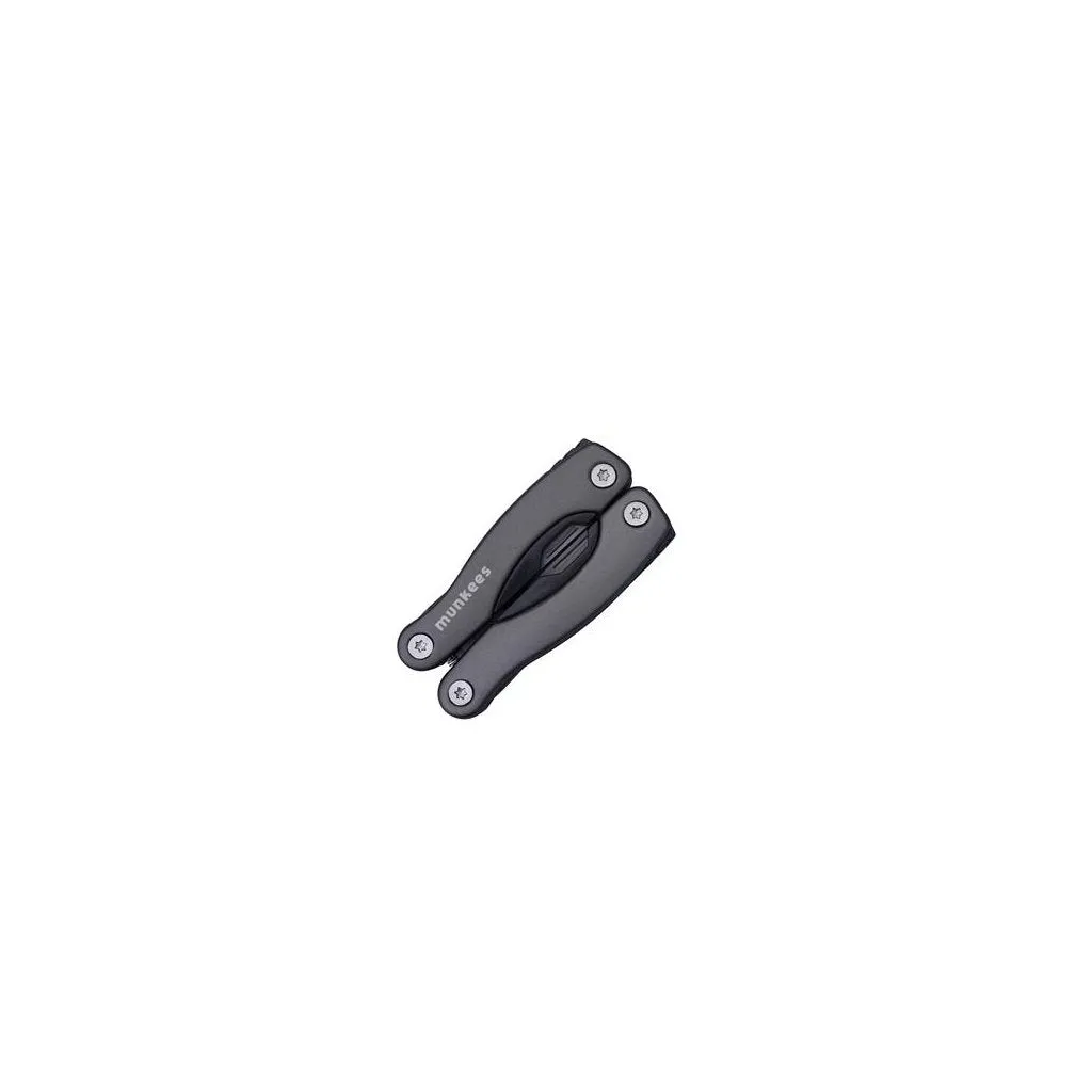 Munkees 9-in-1 multitool antraciet rvs inklapbaar