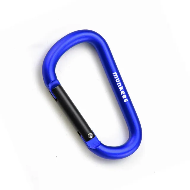 Munkees D-vorm karabijn 8 x 80 mm aluminium