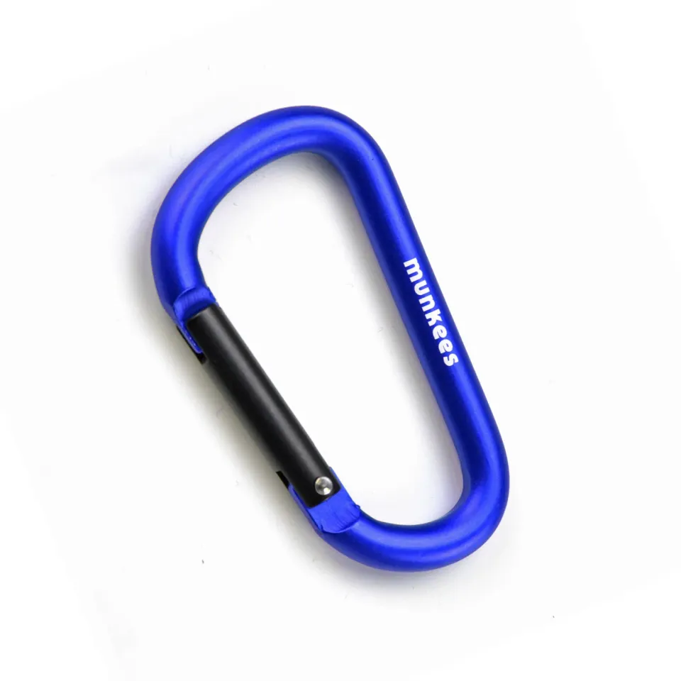Munkees D-vorm karabijn 8 x 80 mm aluminium