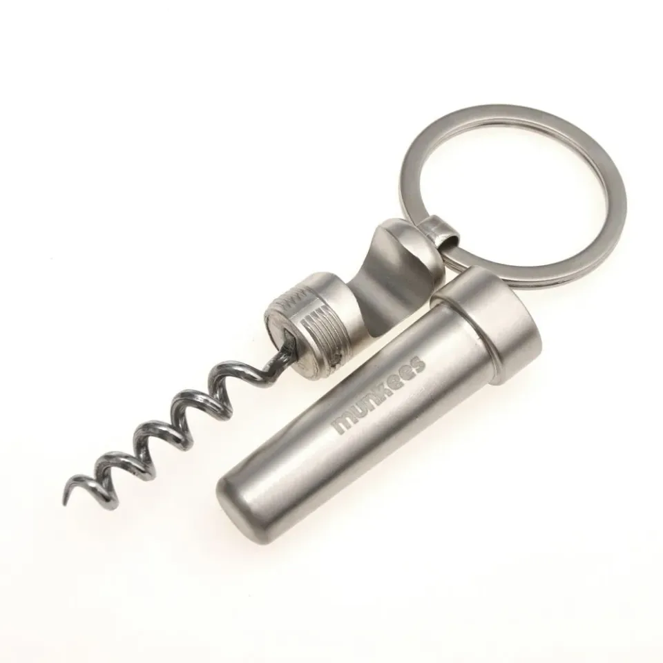 Munkees Kurkentrekker Sleutelhanger Compact Metaal