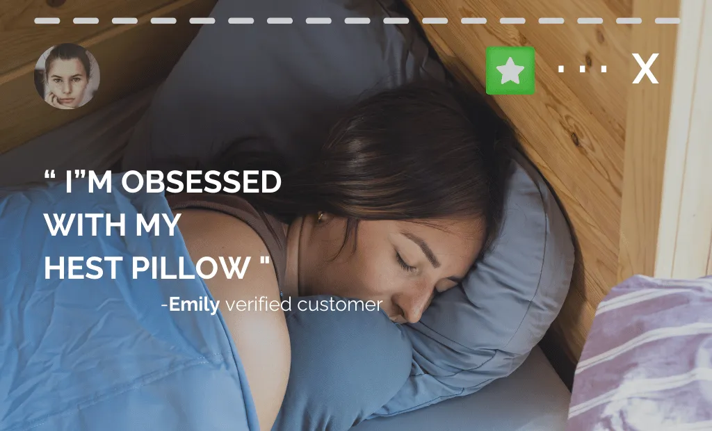 Hest Camp Pillow kussen medium memoryfoam