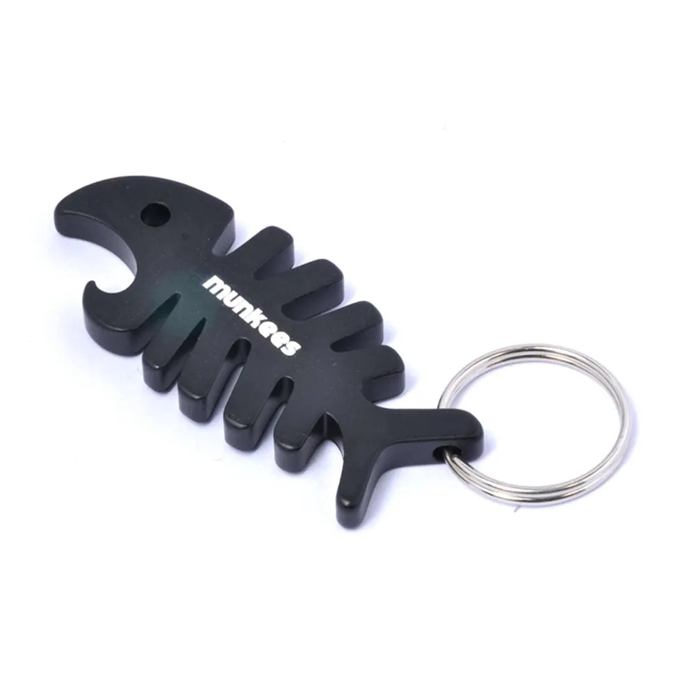 Munkees Vis Sleutelhanger met Flessenopener Rood