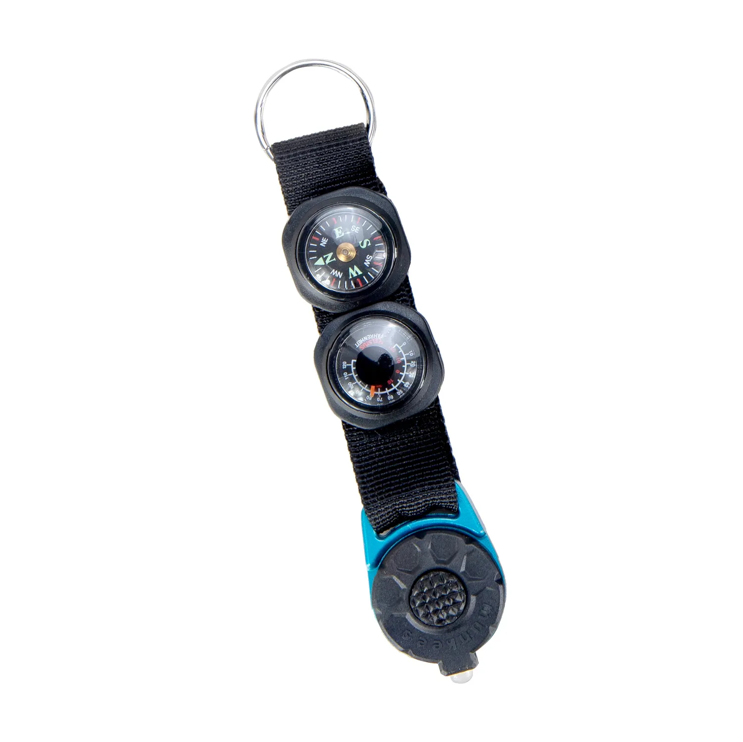 Munkees sleutelhanger met LED-lampje aluminium