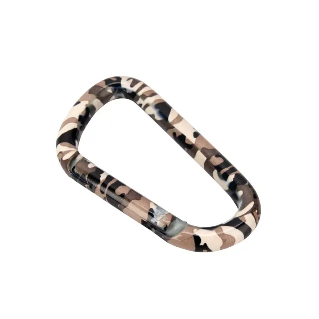 Munkees Karabiner Dessert Camo schroefsluiting