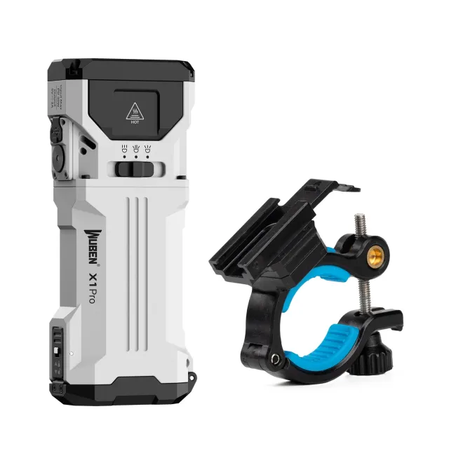 Wuben X1Pro zaklamp bundel zwart met holster mount