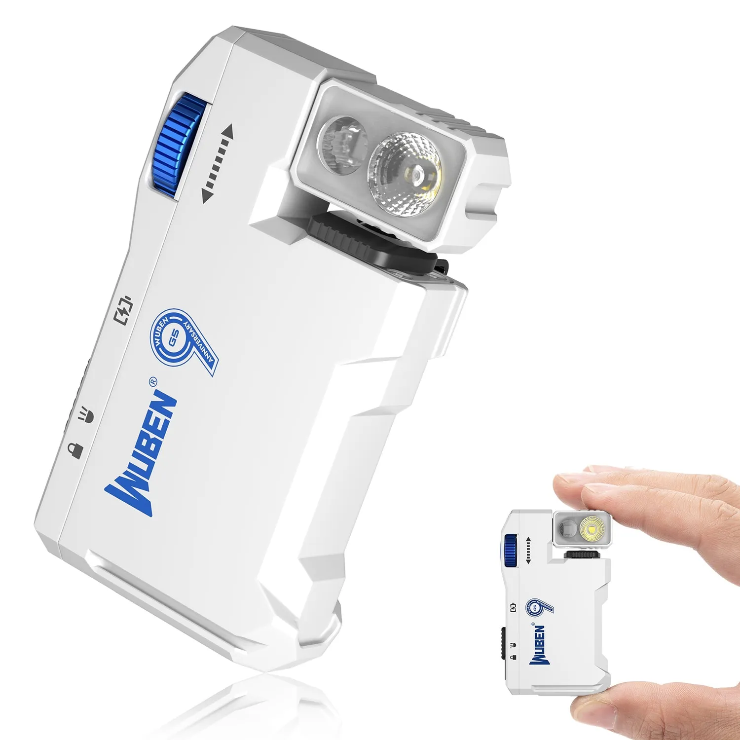 Wuben G5 Anniversary zaklamp EDC compact metaal