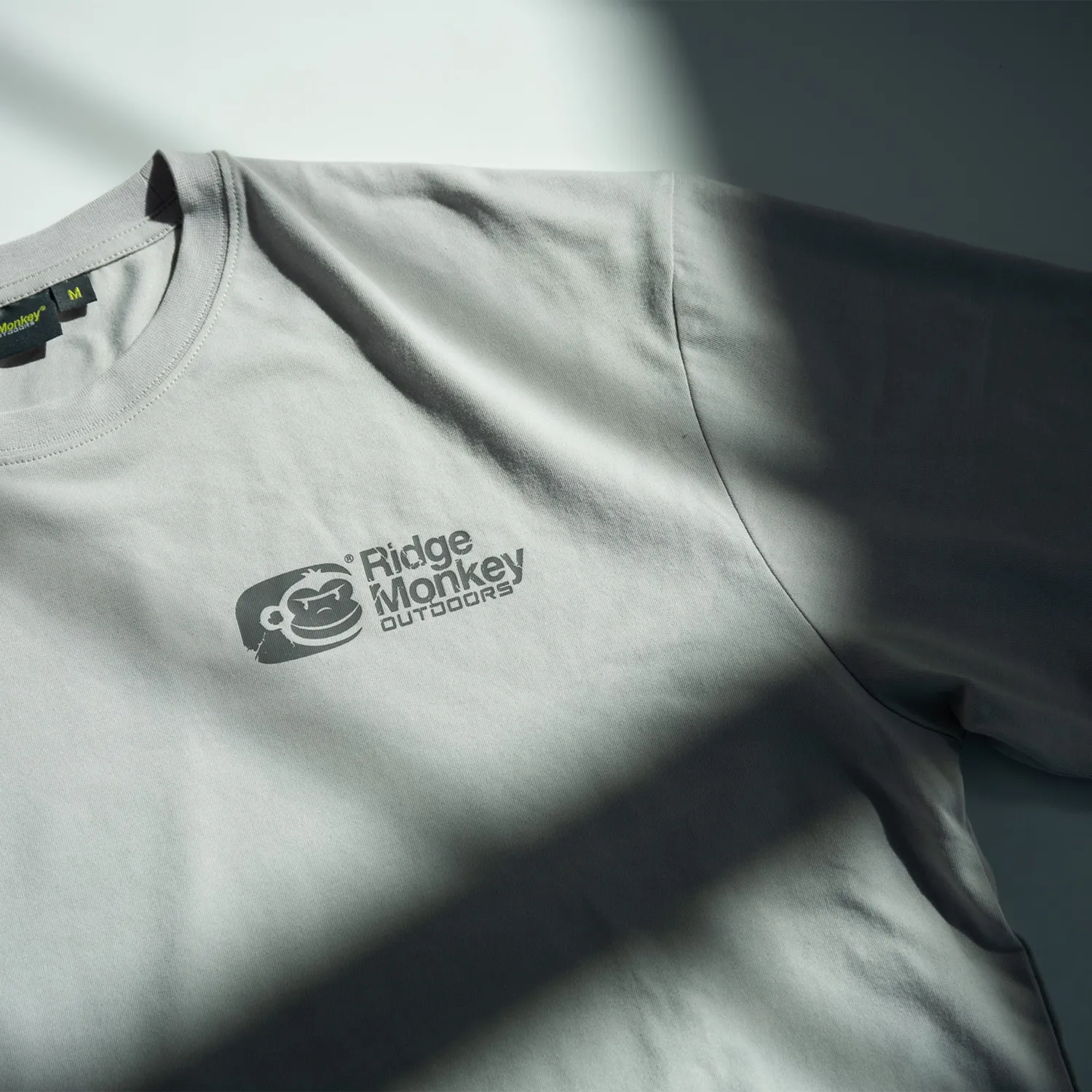 Ridgemonkey Dispersion Lounge t-shirt heren leisteen katoen