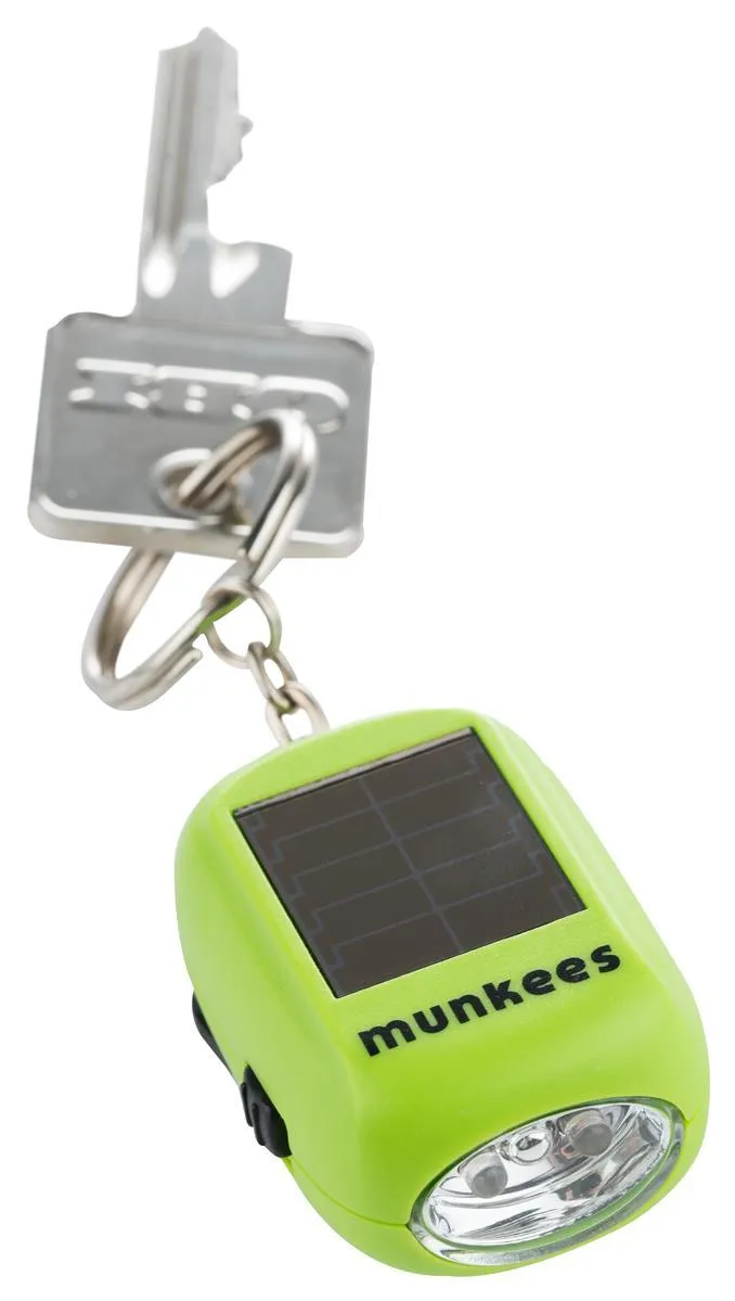 Munkees Mini Solar Dynamo Zaklamp LED 2-pack