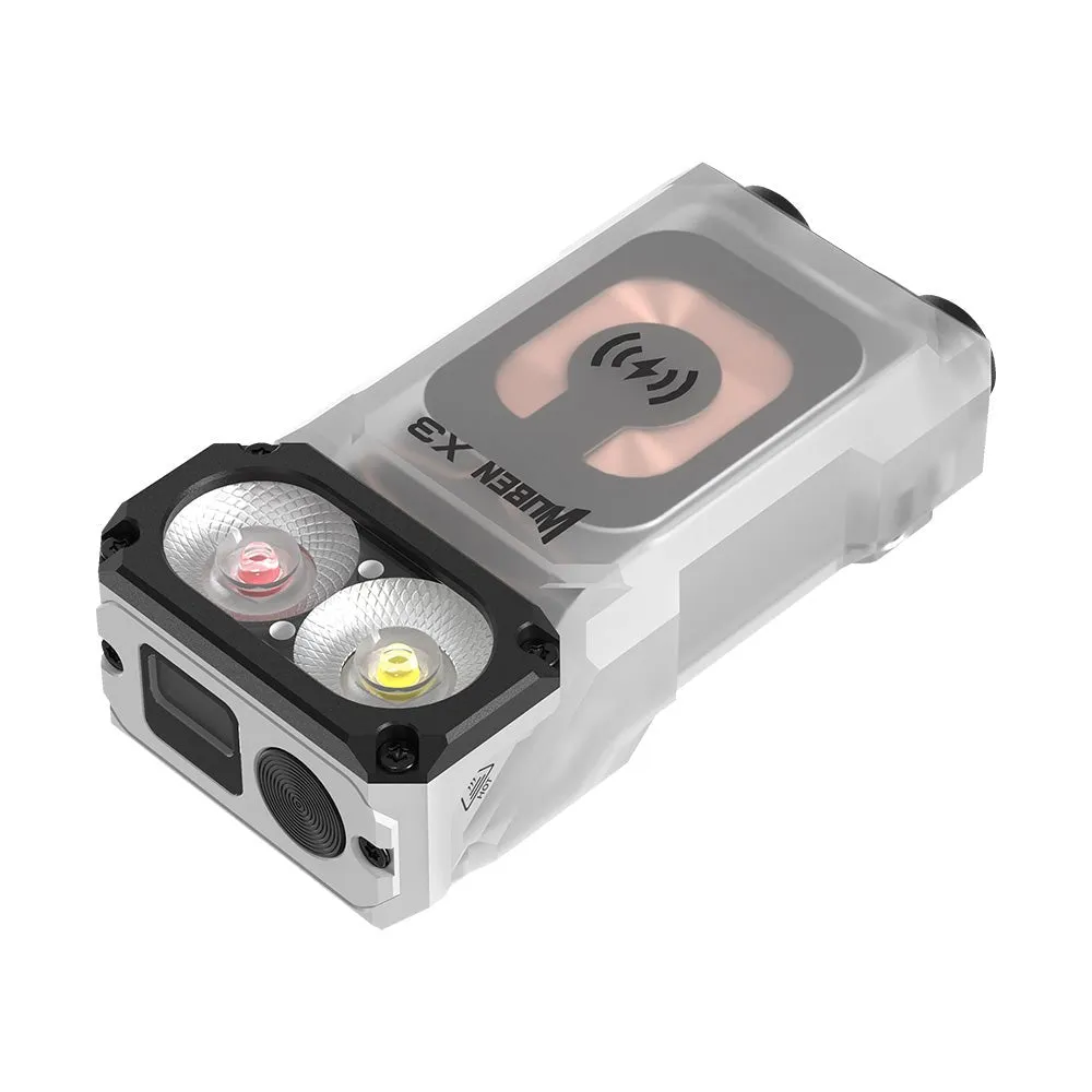 Wuben Lightok X3 Owl zaklamp rood wit licht