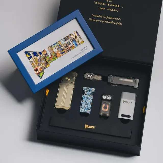 Wuben Gift Box zaklamp set X1 X0Ti X2Ti X3 X4