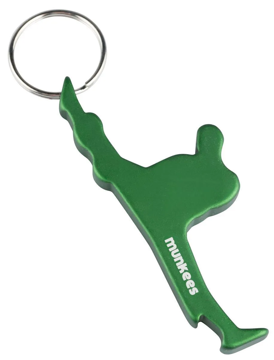 Munkees Vechtsporter Sleutelhanger Flessenopener Blauw