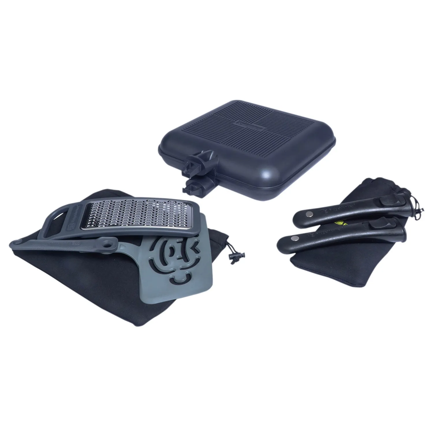 Ridgemonkey Connect Pan & Griddle XXL pannenset granite