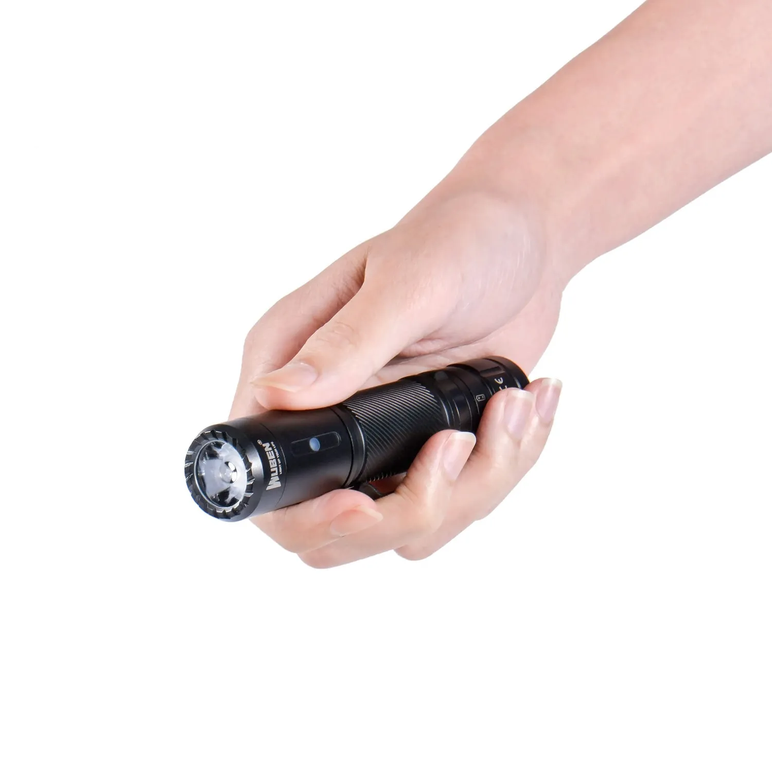 Wuben C3 zaklamp 1200 lumen zwart 179 meter