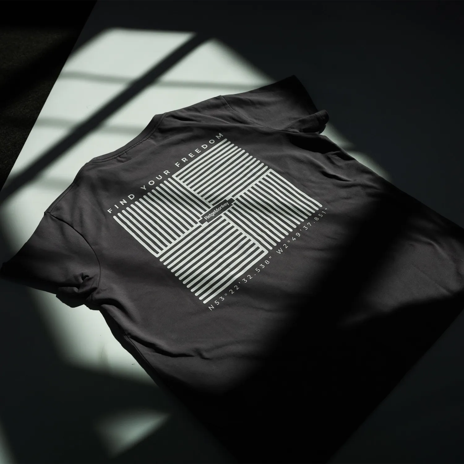 Ridgemonkey Dispersion Lounge T-shirt heren Jet katoenmix