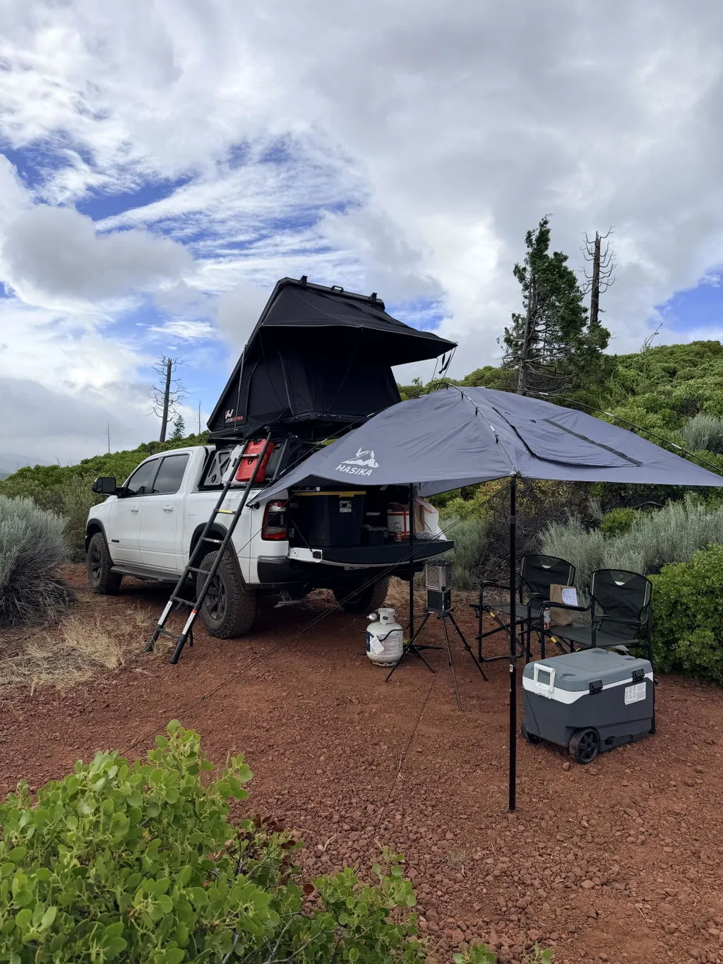 Naturnest Polaris ladder daktent aluminium uitschuifbaar