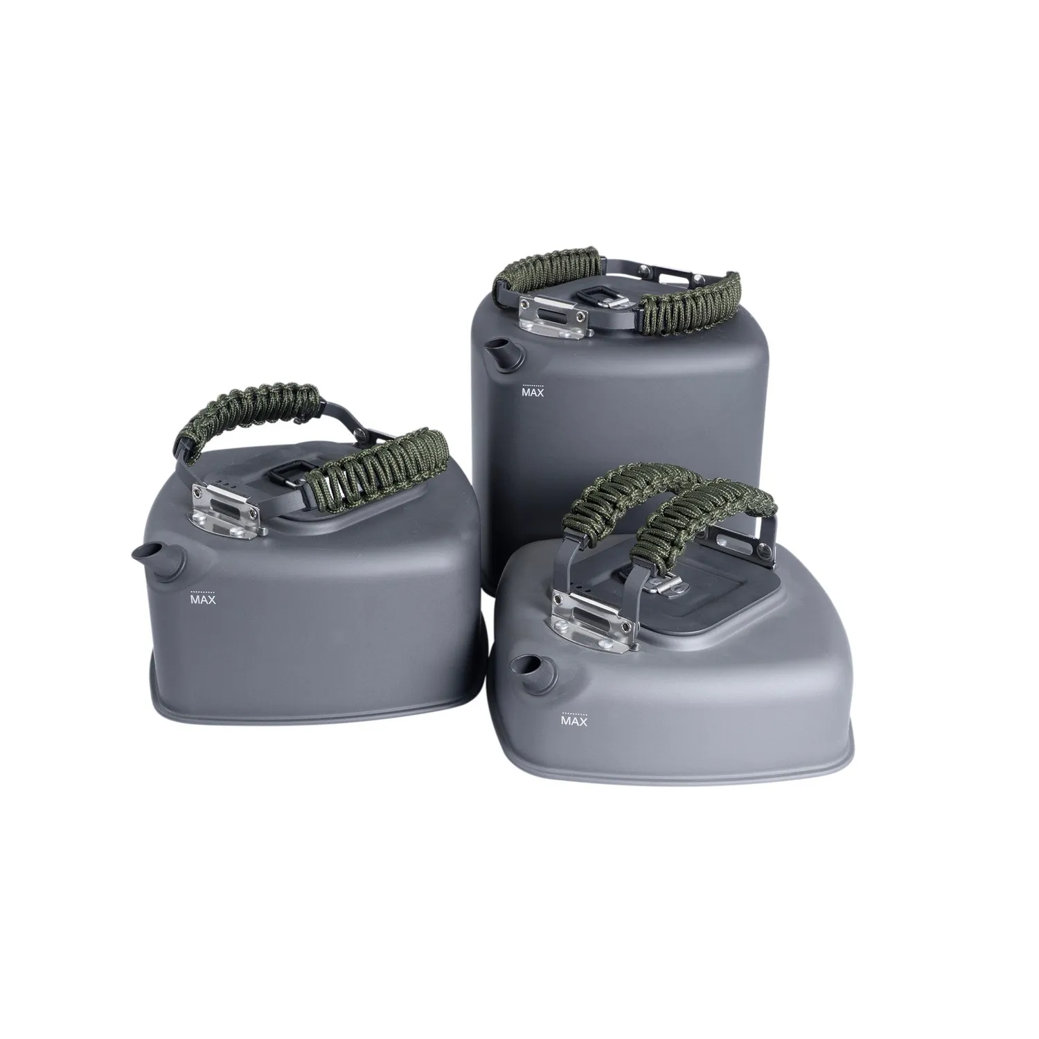 Ridgemonkey Paracord-Editie vierkante waterkoker small aluminium