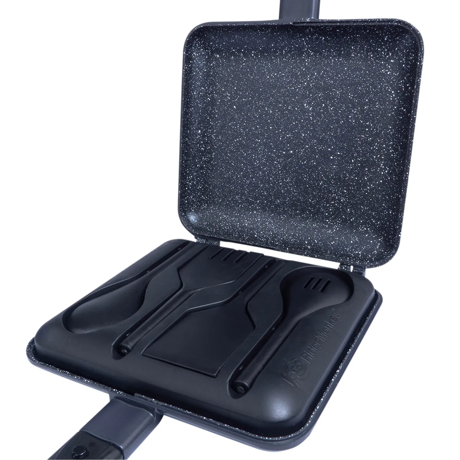 Ridgemonkey Connect Granite Edition tosti-ijzer XL set