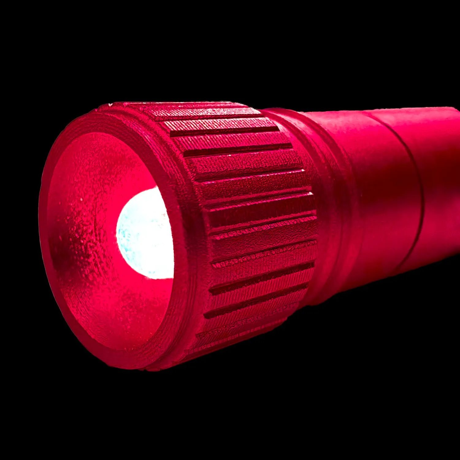 Munkees Hart LED mini zaklamp karabijnhaak rood