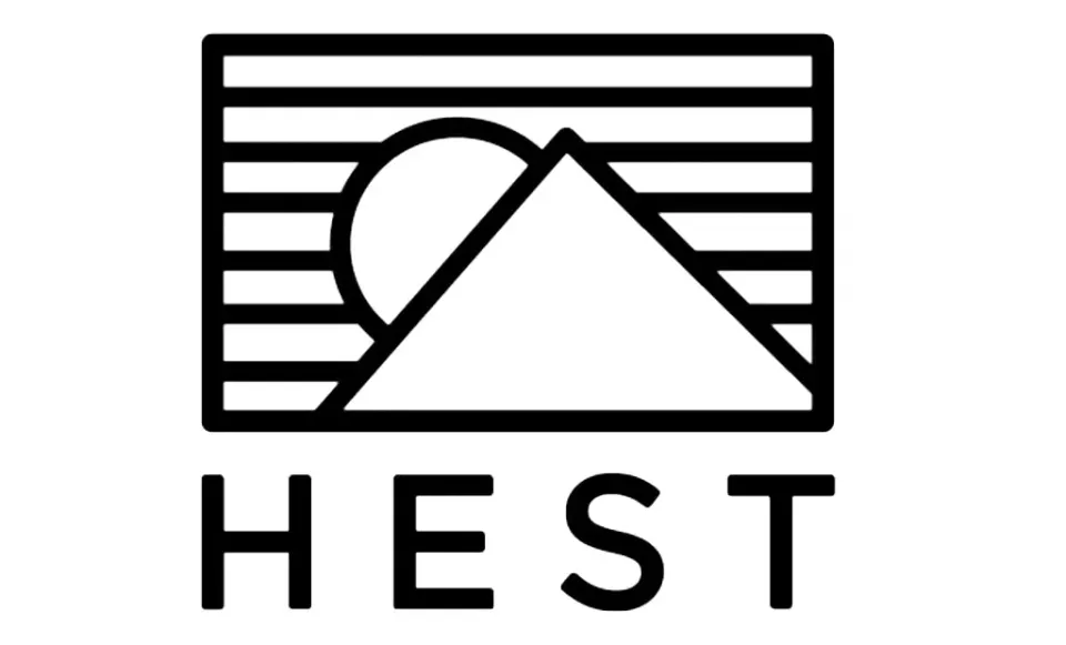 Hest Diecut sticker zwart weerbestendig