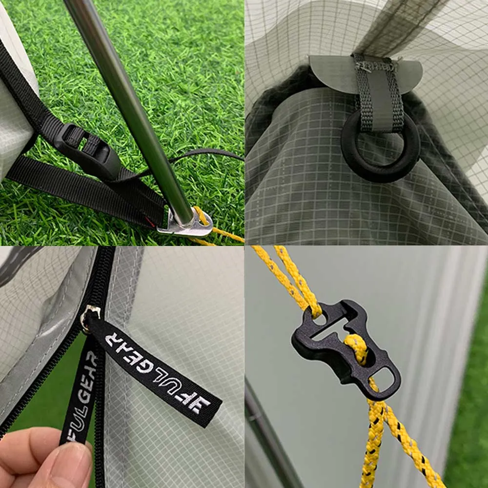 3F UL Gear Shell2 tent 2-persoons lichtgewicht