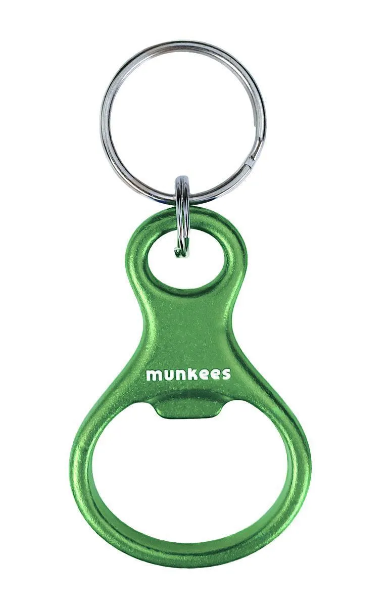 Munkees Acht Sleutelhanger Flesopener Zwart