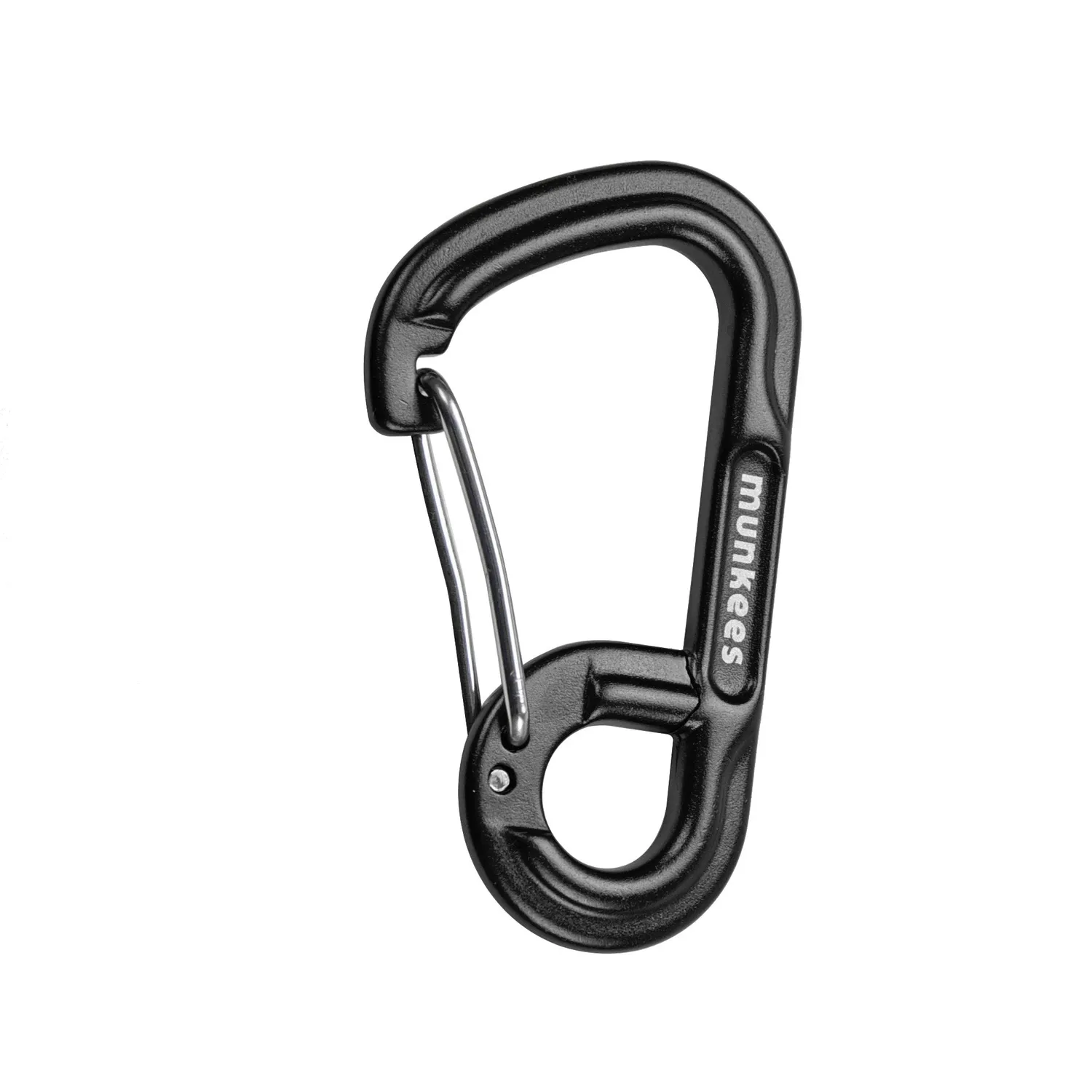 Munkees 6-vorm karabiner aluminium met draadsnapper