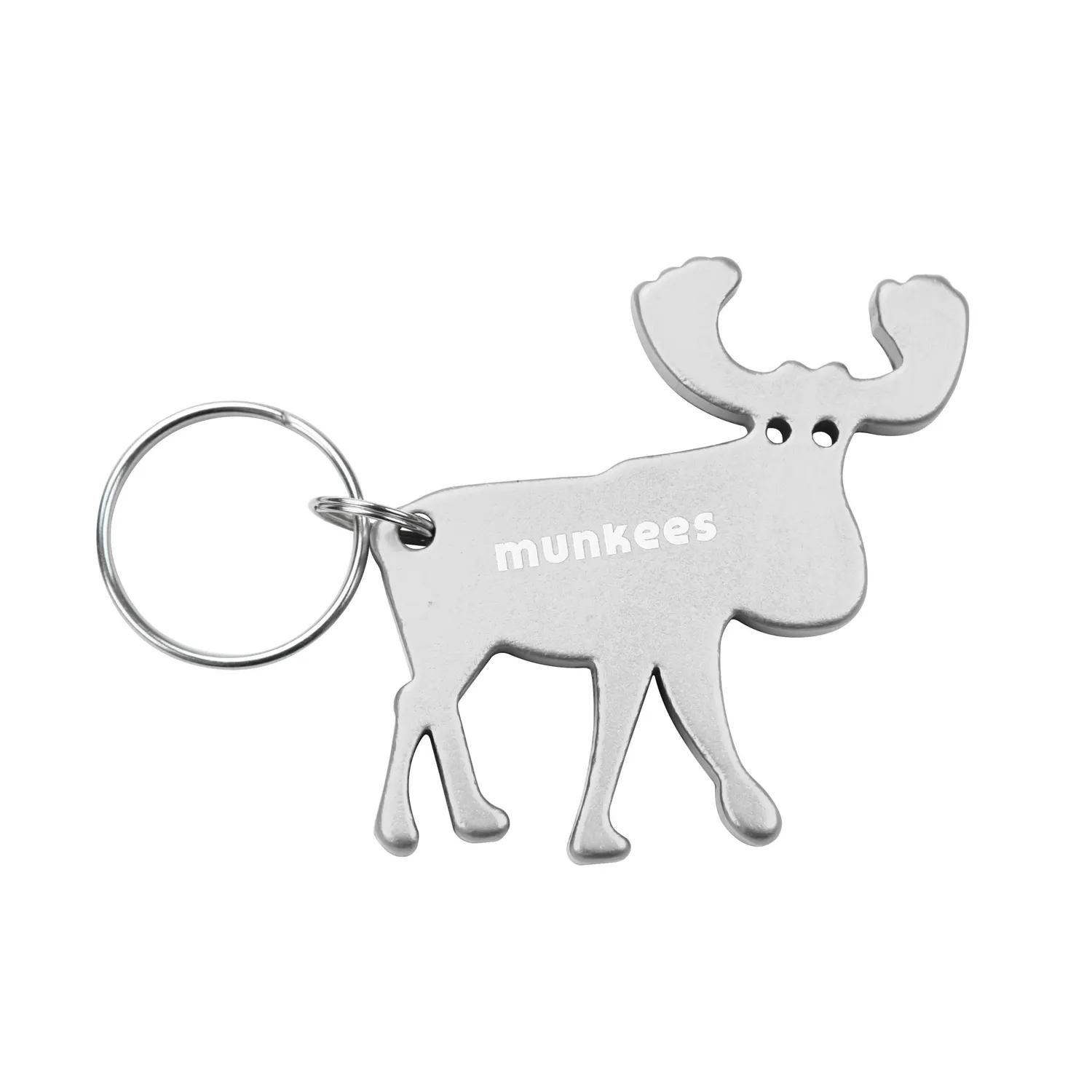 Munkees Flesopener Eland Sleutelhanger Aluminium