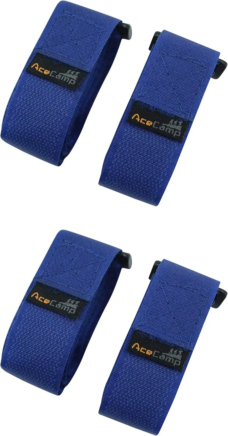 AceCamp Klittenband blauw 2,5x30 cm 2 stuks