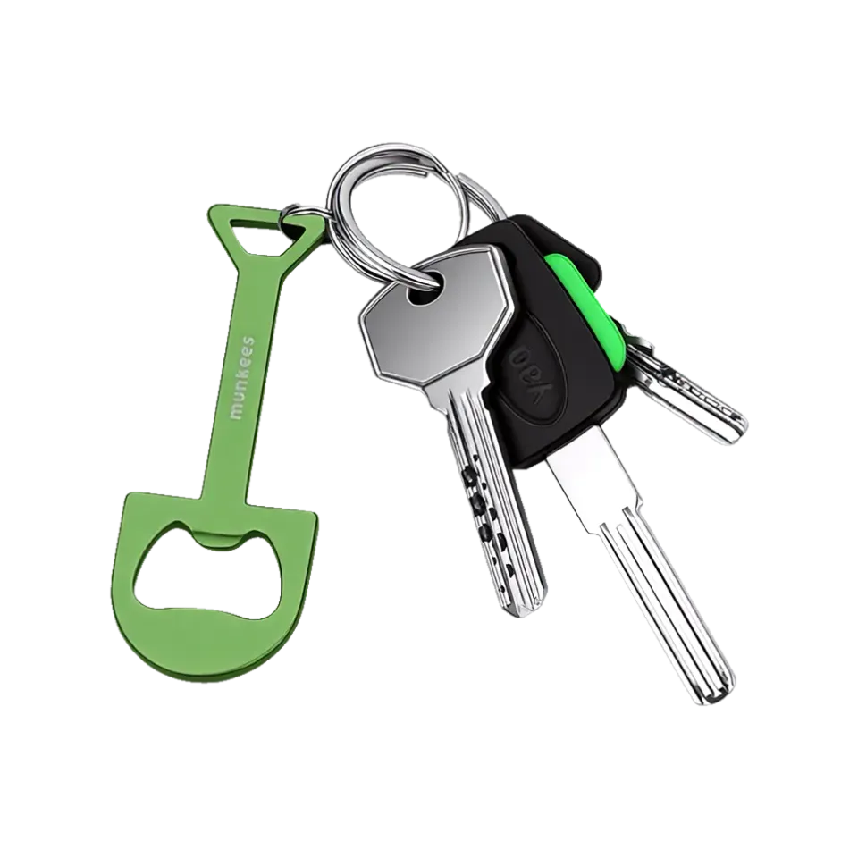 Munkees Schep flesopener sleutelhanger aluminium