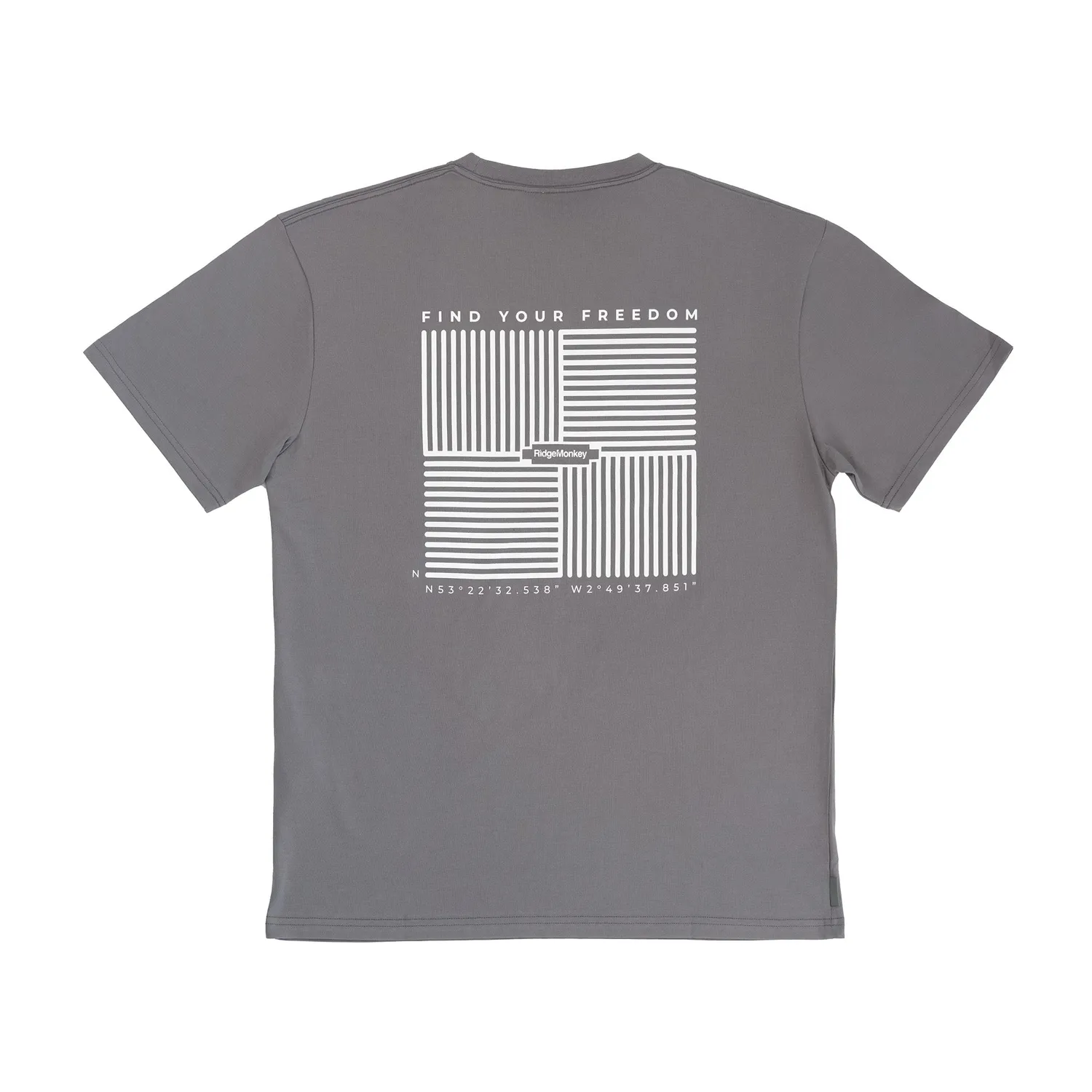 Ridgemonkey Dispersion Lounge T-shirt heren Jet katoenmix