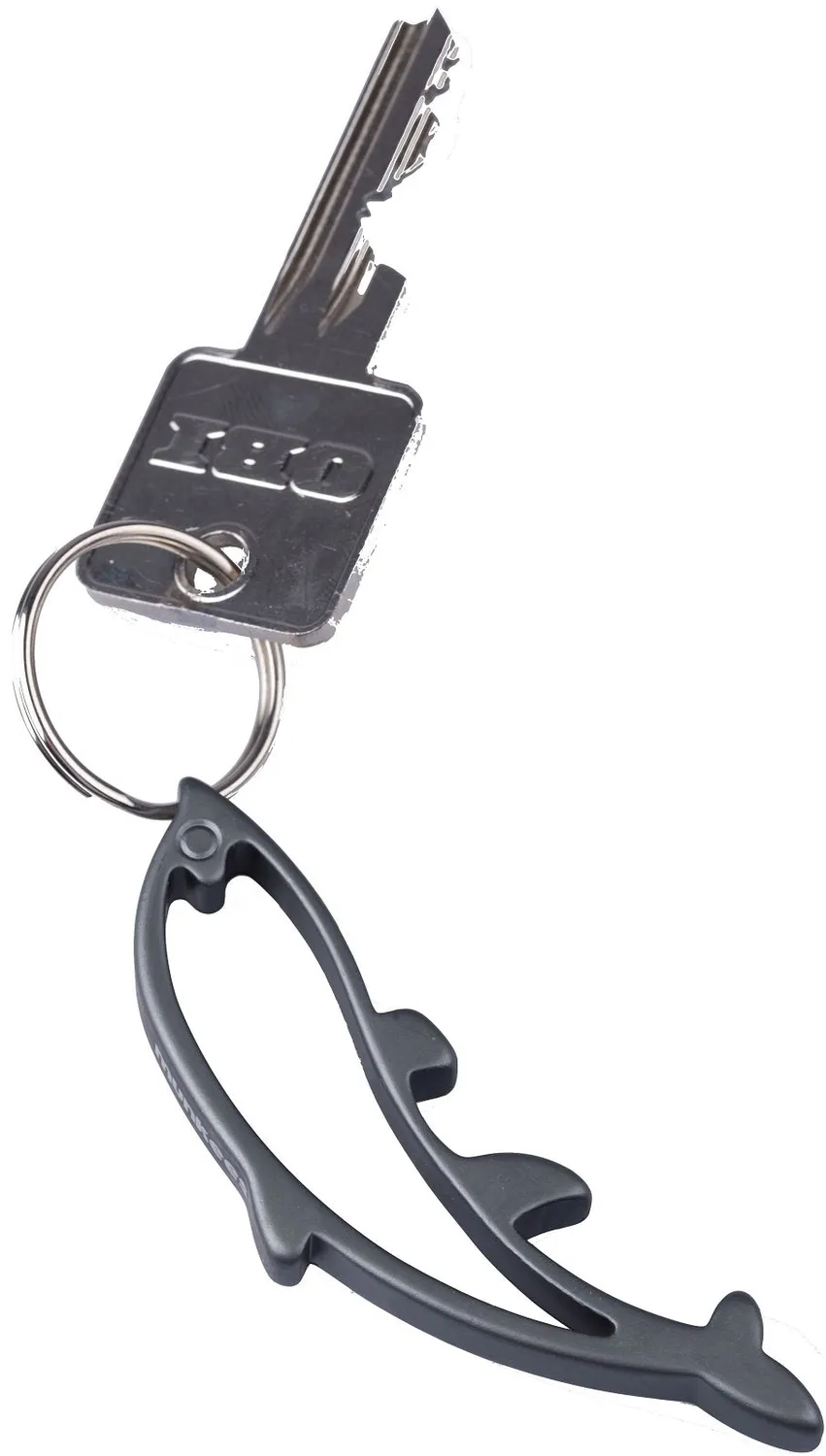 Munkees Dolfijn sleutelhanger met flesopener rood