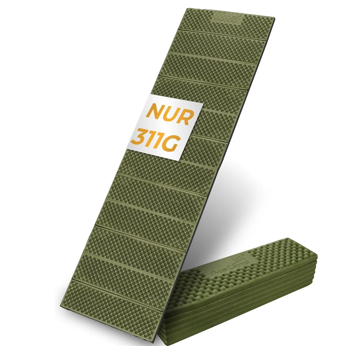 MUNKEES AceCamp Chill Star slaapmat groen 186x56 opvouwbaar