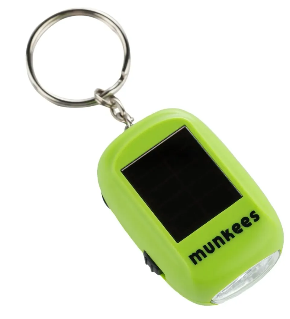 Munkees Mini Solar Dynamo zaklamp 31 gram zonder batterij