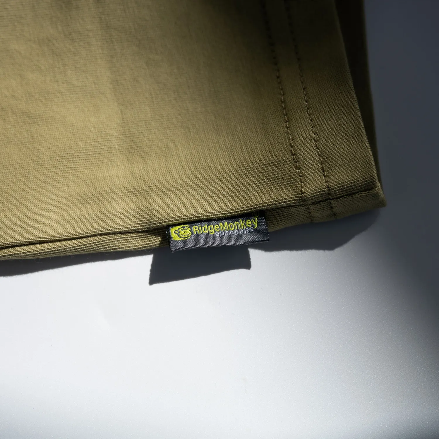 RidgeMonkey Dispersion Lounge T-shirt Heren Khaki katoenmix