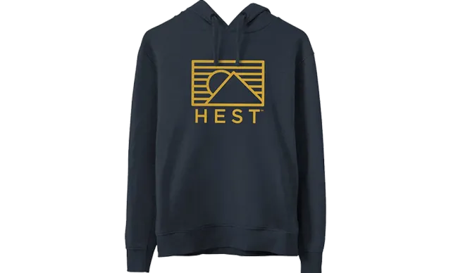 Hest Logo Hoodie M katoen fleece