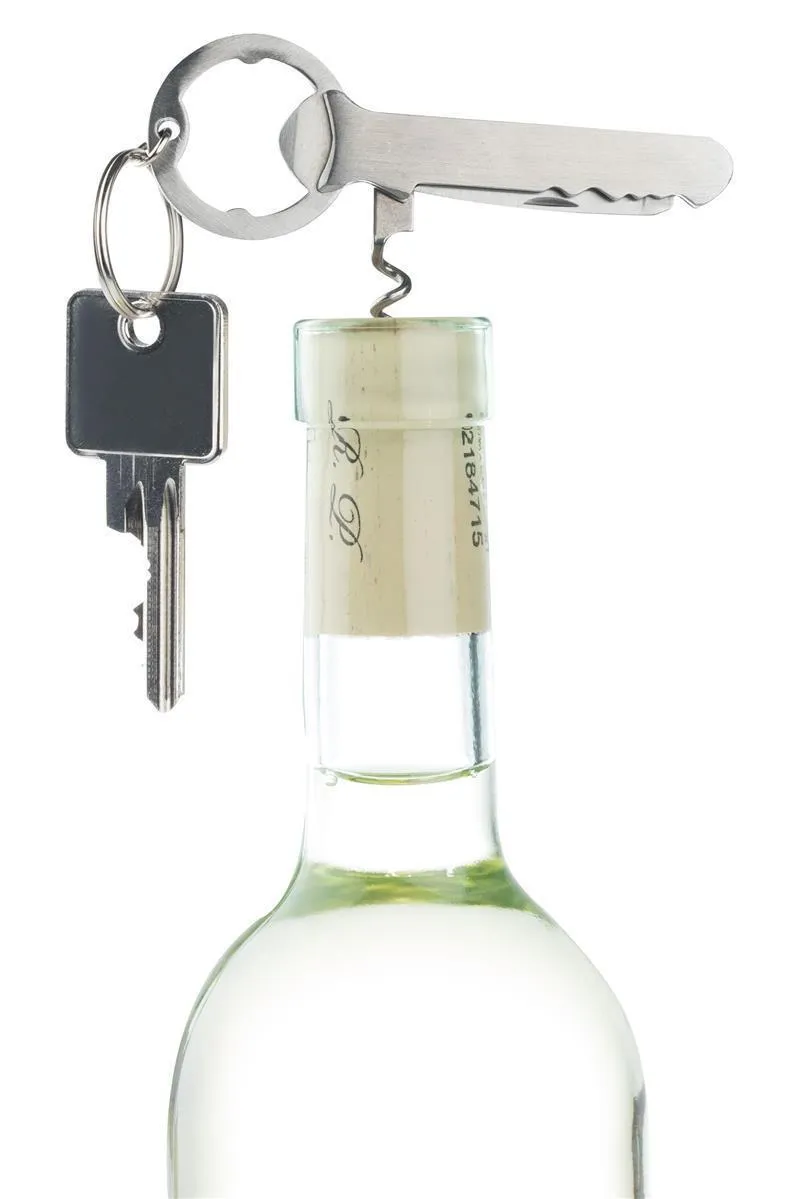 Munkees 3-in-1 kurkentrekker RVS flesopener mes