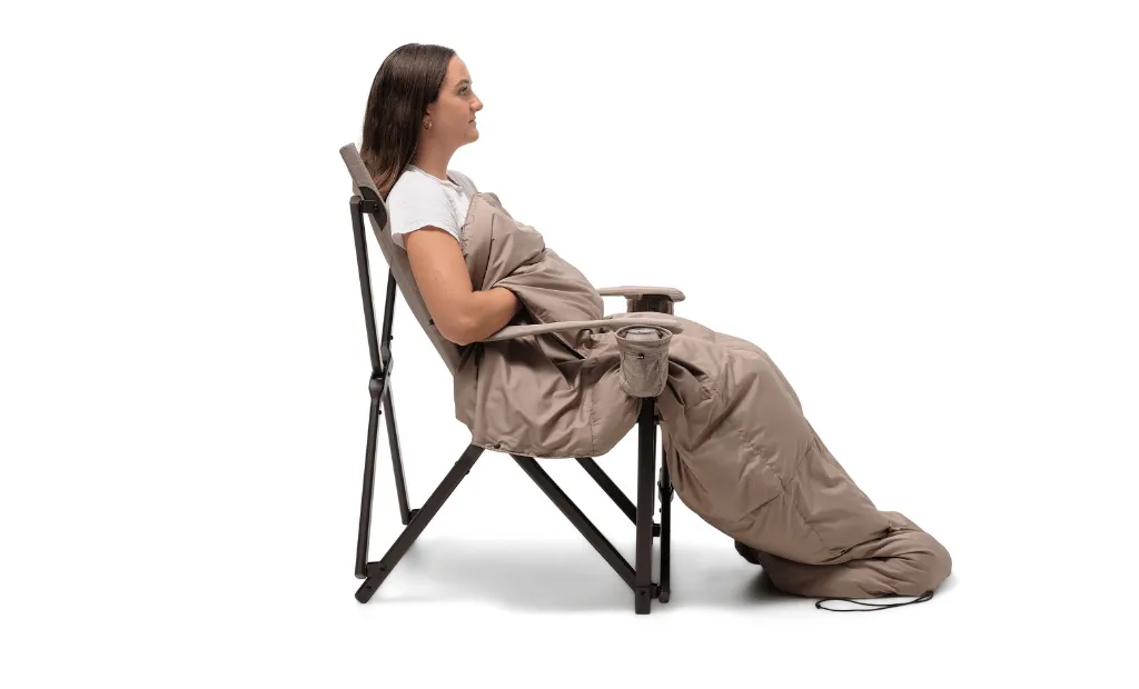 Hest Nest donsdeken driftwood met voetzak
