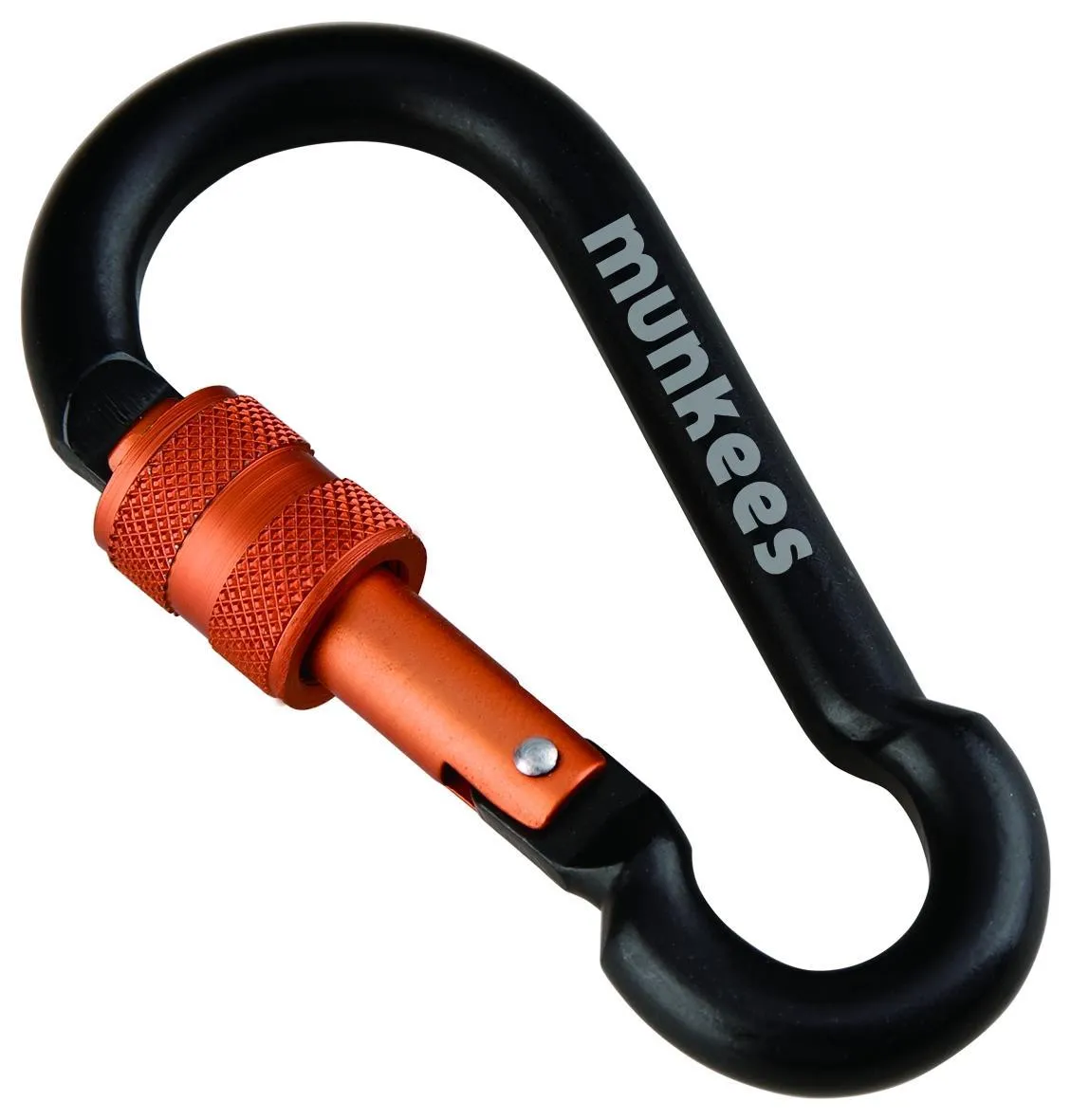 Munkees Karabijn Peer Schroefsluiting 80 mm Blauw
