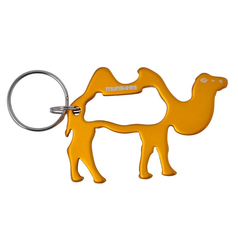 Munkees Kameel sleutelhanger met flessenopener