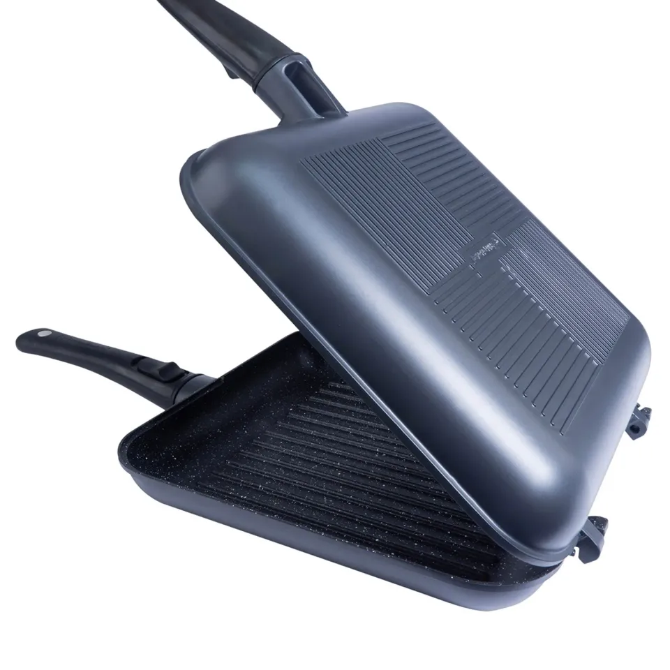 Ridgemonkey Connect Pan & Griddle XXL pannenset granite