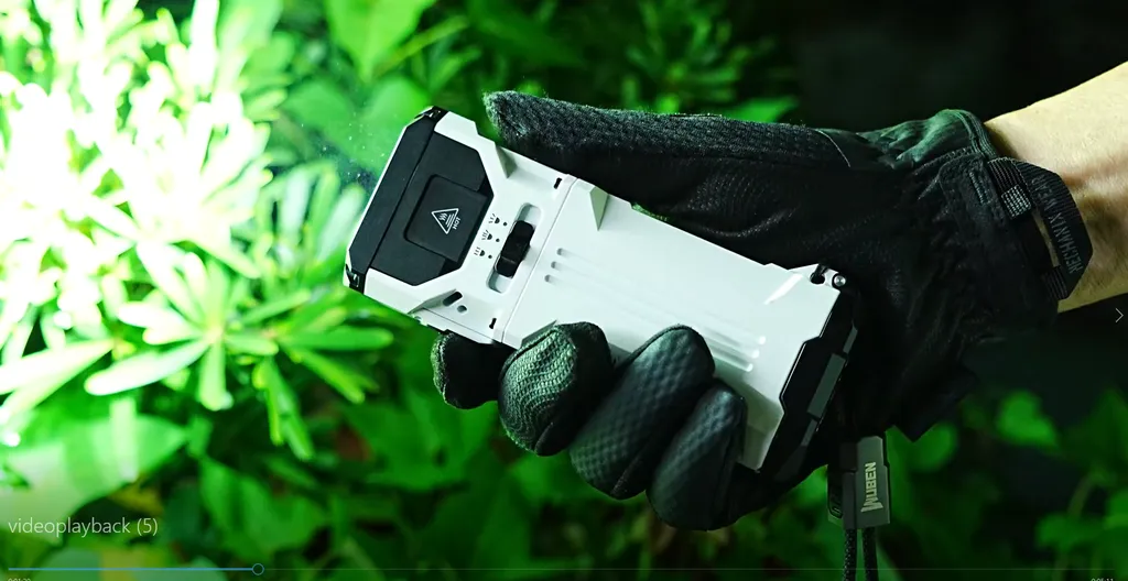 Wuben X1Pro EDC Zaklamp Zwart 12300 Lumen