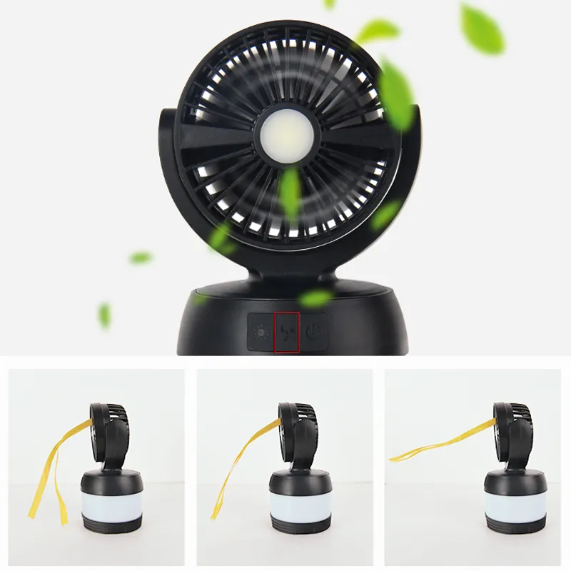 AceCamp Notos Ventilatorlamp LED 220 lumen met powerbank