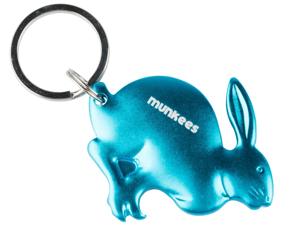 Munkees Haas Flesopener 3D Sleutelhanger Aluminium