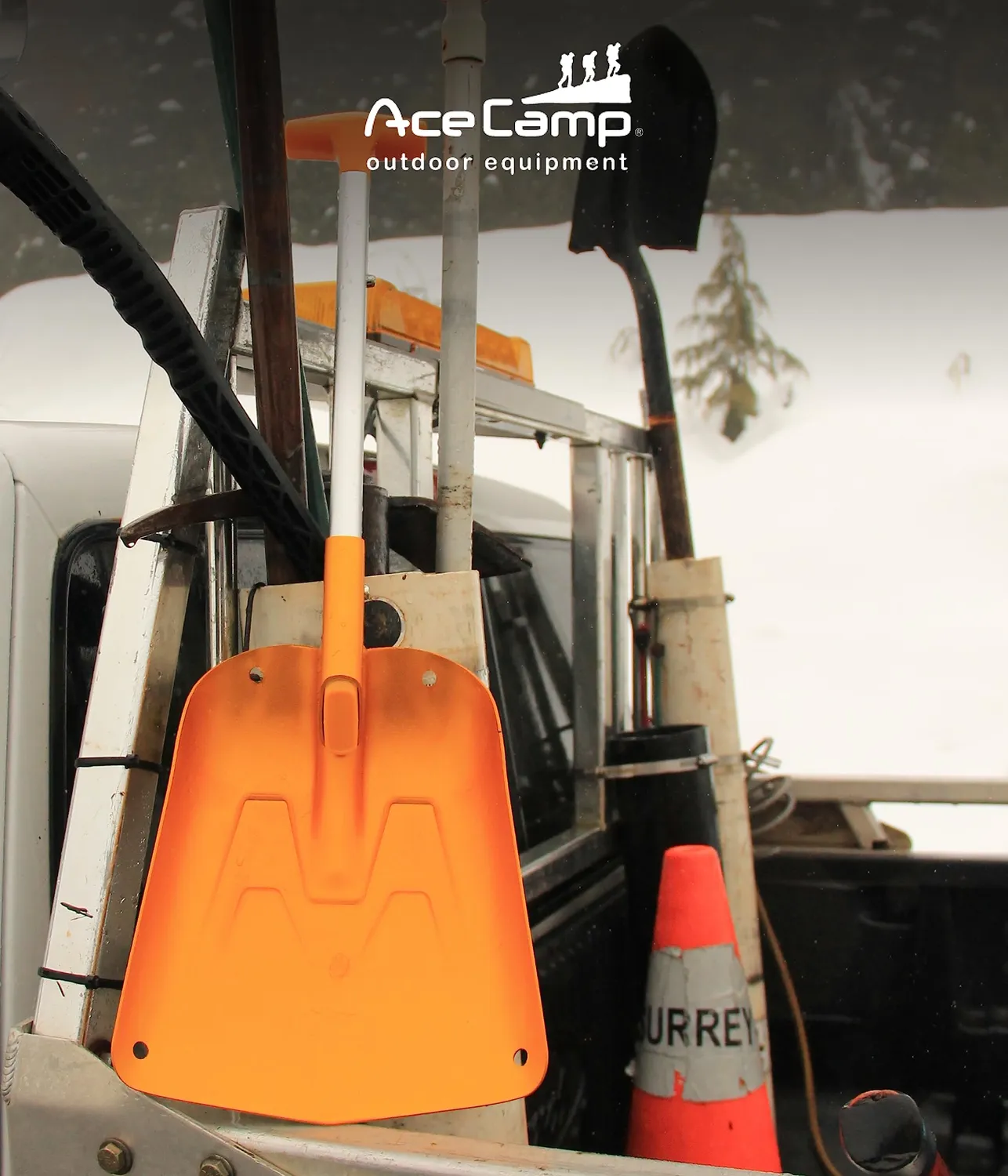 AceCamp sneeuwschep aluminium opvouwbaar 525 g