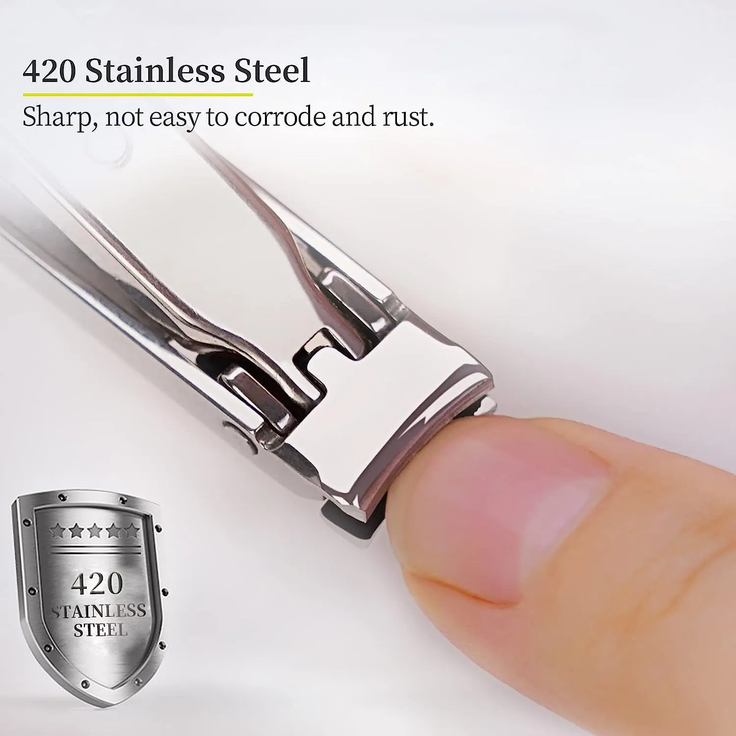 Munkees ultradunne mini nagelknipper sleutelhanger