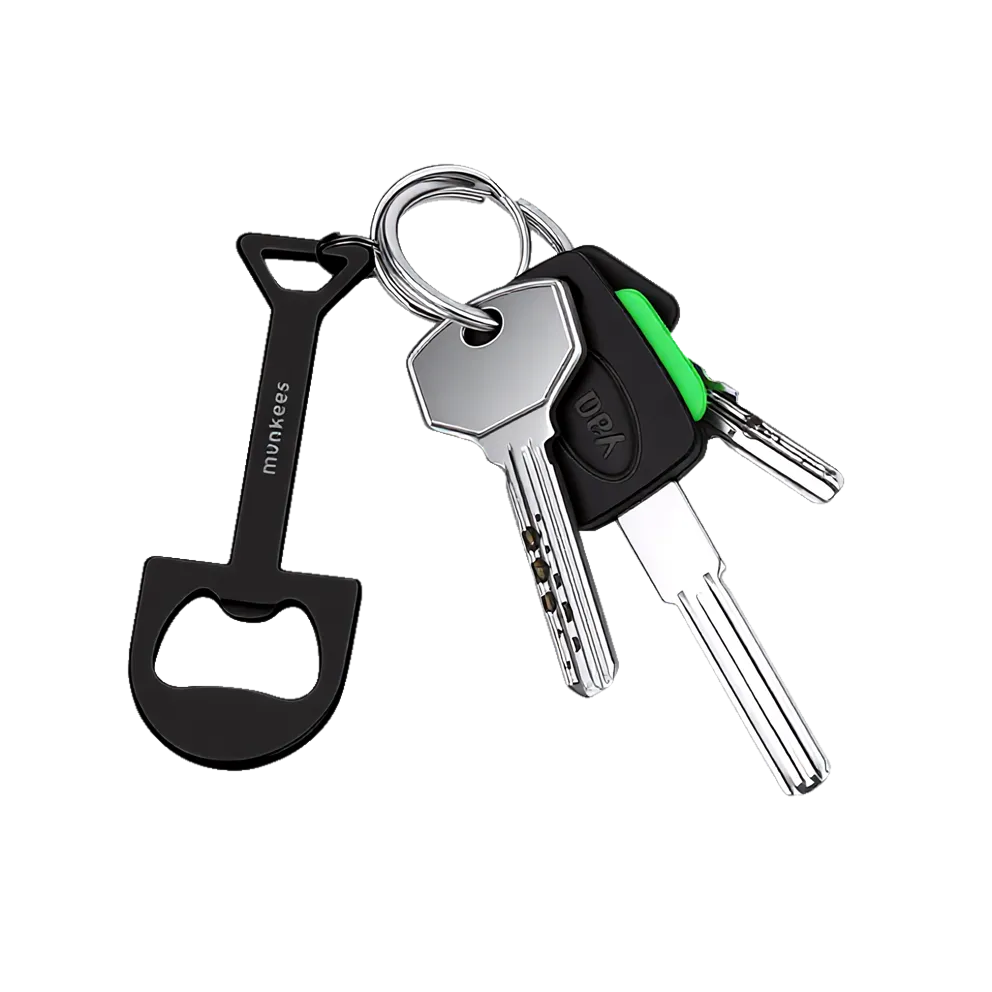 Munkees Schep flesopener sleutelhanger aluminium