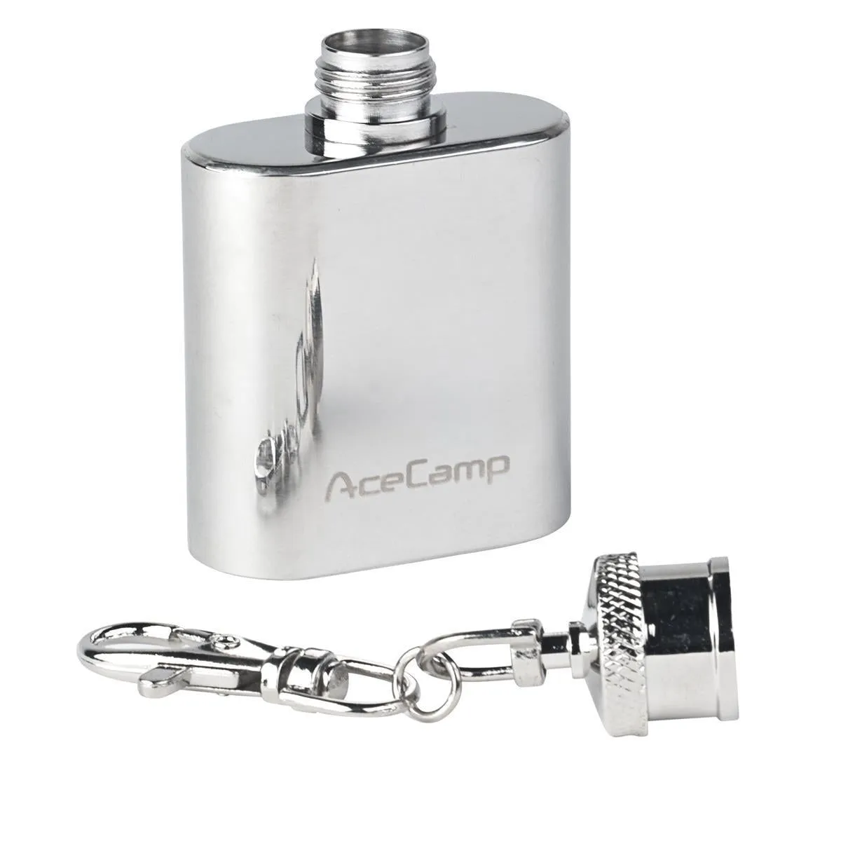 AceCamp Heupfles Sleutelhanger 30 ml RVS
